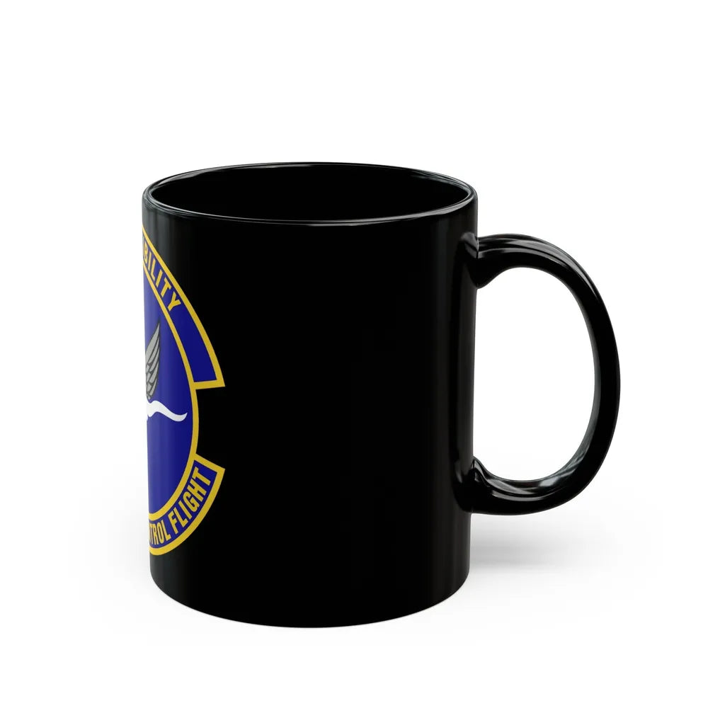 136th Airlift Control Flight (U.S. Air Force) Black Coffee Mug-Go Mug Yourself