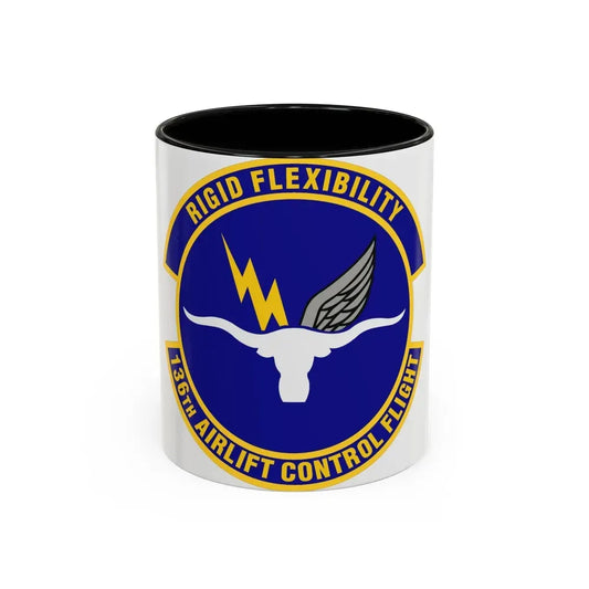 136th Airlift Control Flight (U.S. Air Force) Accent Coffee Mug 11oz Black - Go Mug Yourself
