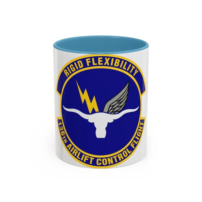 136th Airlift Control Flight (U.S. Air Force) Accent Coffee Mug 11oz Light Blue - Go Mug Yourself