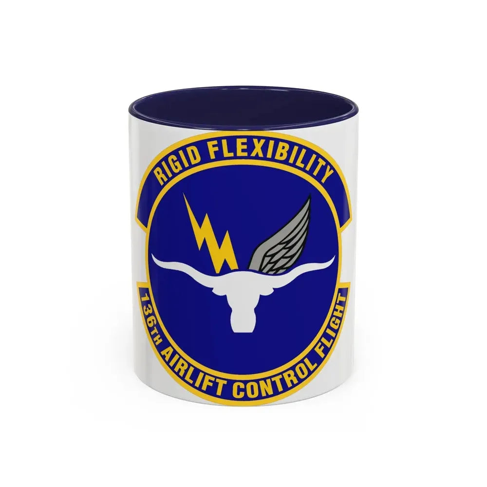 136th Airlift Control Flight (U.S. Air Force) Accent Coffee Mug 11oz Navy - Go Mug Yourself