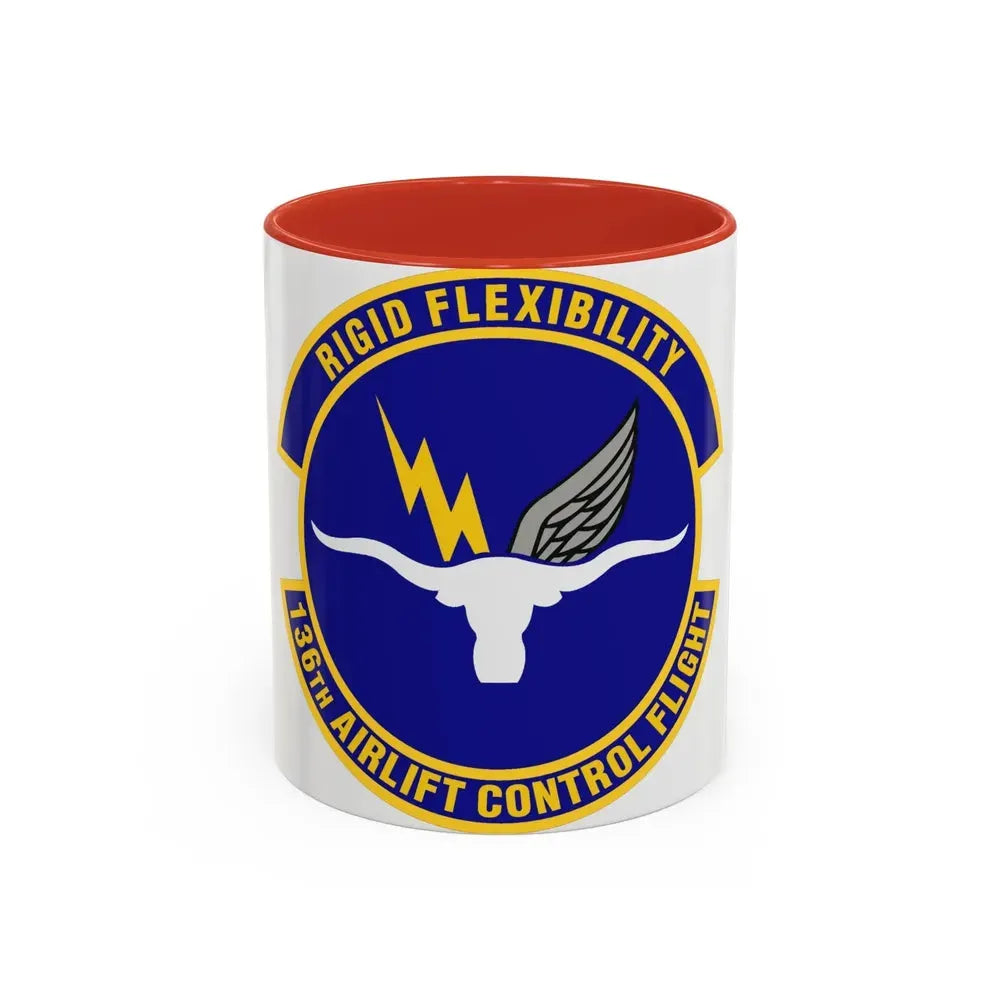 136th Airlift Control Flight (U.S. Air Force) Accent Coffee Mug 11oz Red - Go Mug Yourself