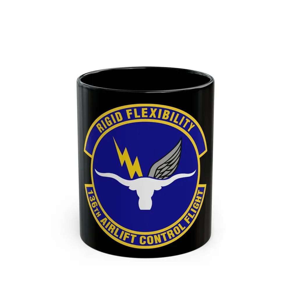 136th Airlift Control Flight (U.S. Air Force) Black Coffee Mug 11oz - Go Mug Yourself