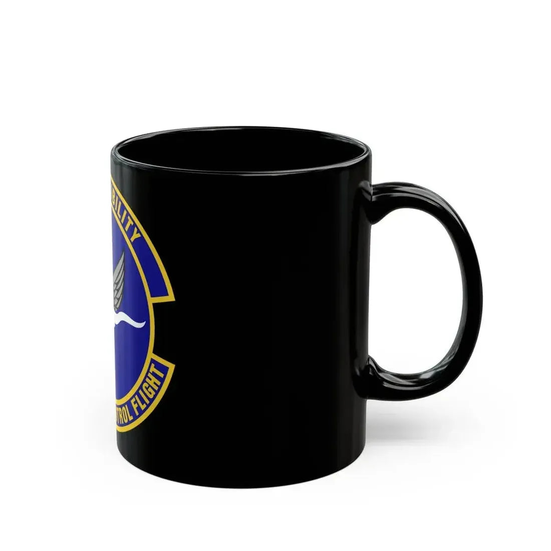136th Airlift Control Flight (U.S. Air Force) Black Coffee Mug - Go Mug Yourself