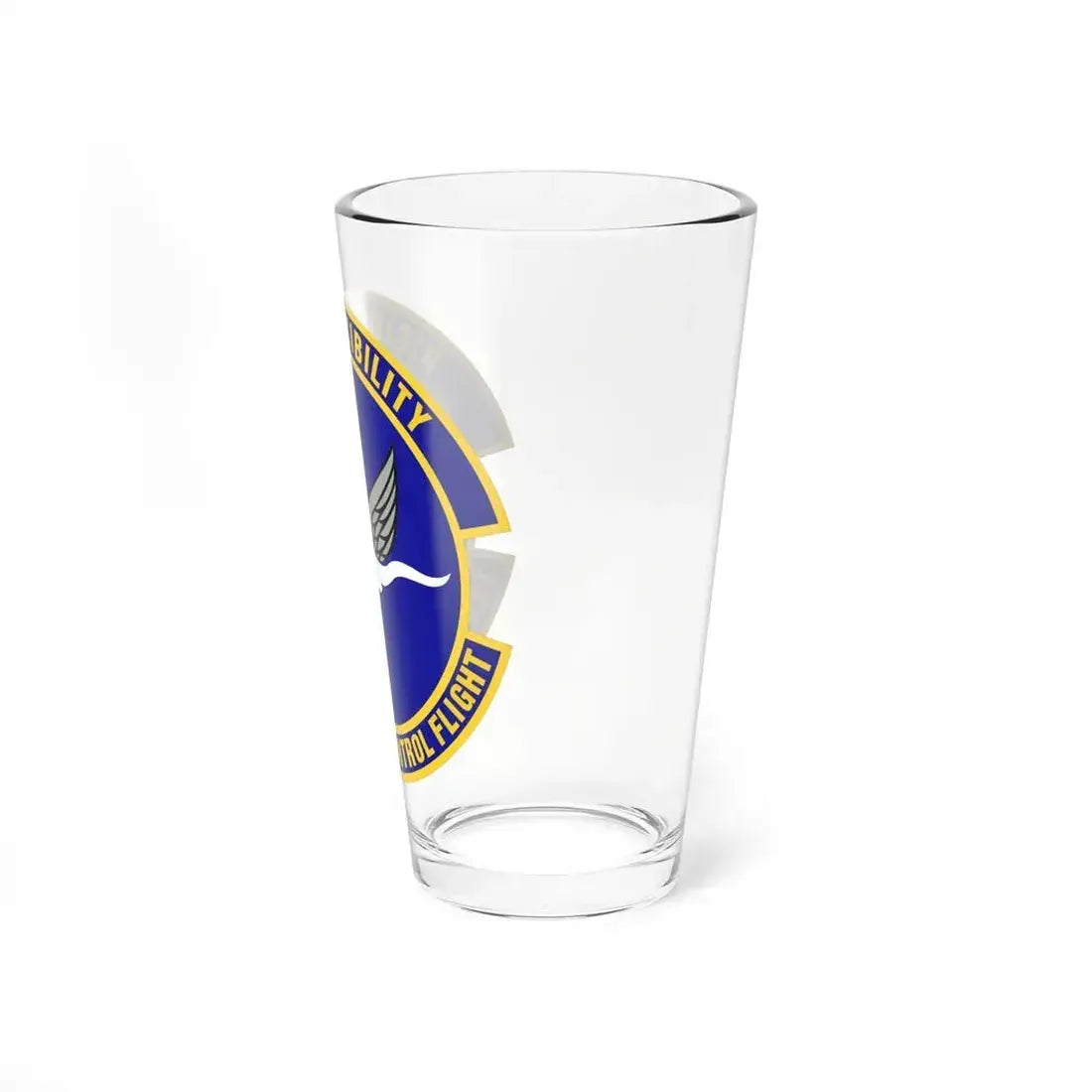 136th Airlift Control Flight (U.S. Air Force) Pint Glass 16oz - Go Mug Yourself