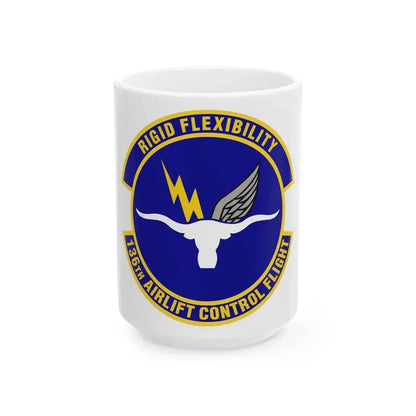 136th Airlift Control Flight (U.S. Air Force) White Coffee Mug 15oz - Go Mug Yourself