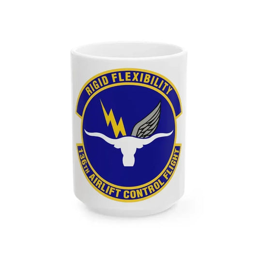 136th Airlift Control Flight (U.S. Air Force) White Coffee Mug 15oz - Go Mug Yourself