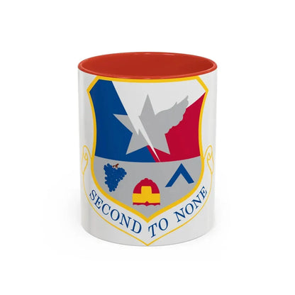 136th Airlift Wing (U.S. Air Force) Accent Coffee Mug 11oz Red - Go Mug Yourself