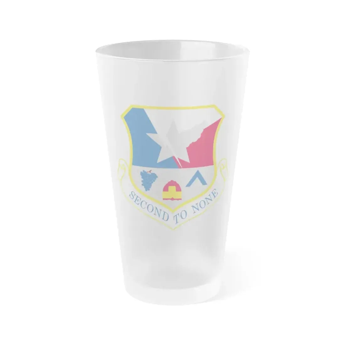 136th Airlift Wing (U.S. Air Force) Frosted Pint Glass 16oz 16oz Frosted - Go Mug Yourself