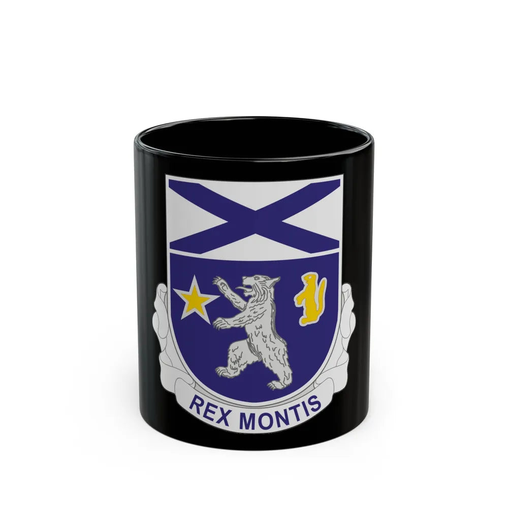 136th Infantry Regiment (U.S. Army) Black Coffee Mug-11oz-Go Mug Yourself