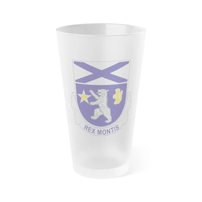 136th Infantry Regiment (U.S. Army) Frosted Pint Glass 16oz-Go Mug Yourself