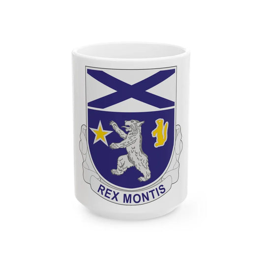 136th Infantry Regiment (U.S. Army) White Coffee Mug-15oz-Go Mug Yourself