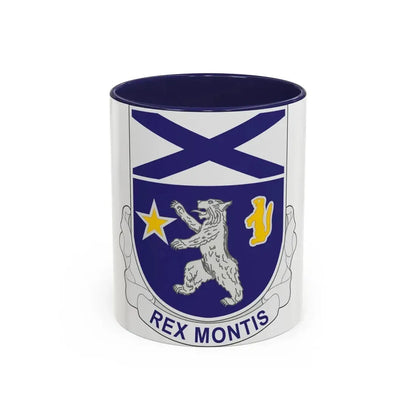 136th Infantry Regiment (U.S. Army) Accent Coffee Mug 11oz Navy - Go Mug Yourself