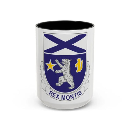 136th Infantry Regiment (U.S. Army) Accent Coffee Mug 15oz Black - Go Mug Yourself