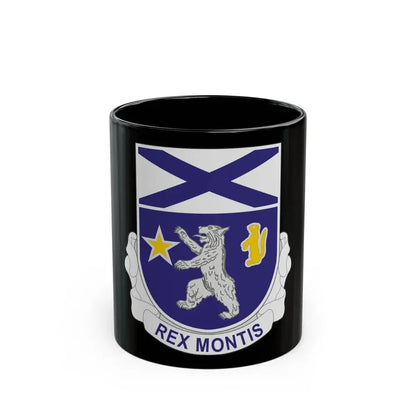 136th Infantry Regiment (U.S. Army) Black Coffee Mug 11oz - Go Mug Yourself