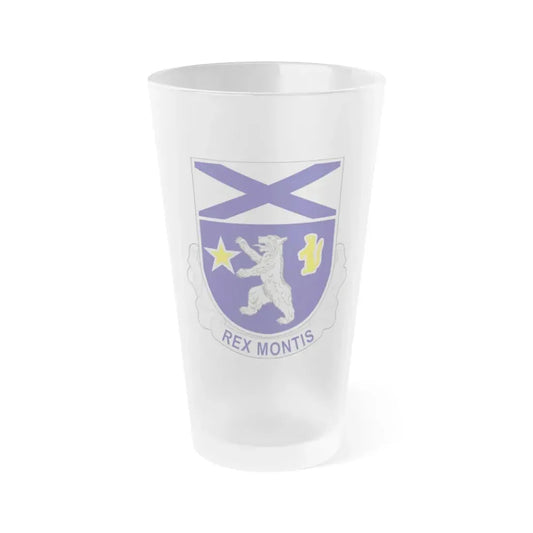 136th Infantry Regiment (U.S. Army) Frosted Pint Glass 16oz Default Title - Go Mug Yourself