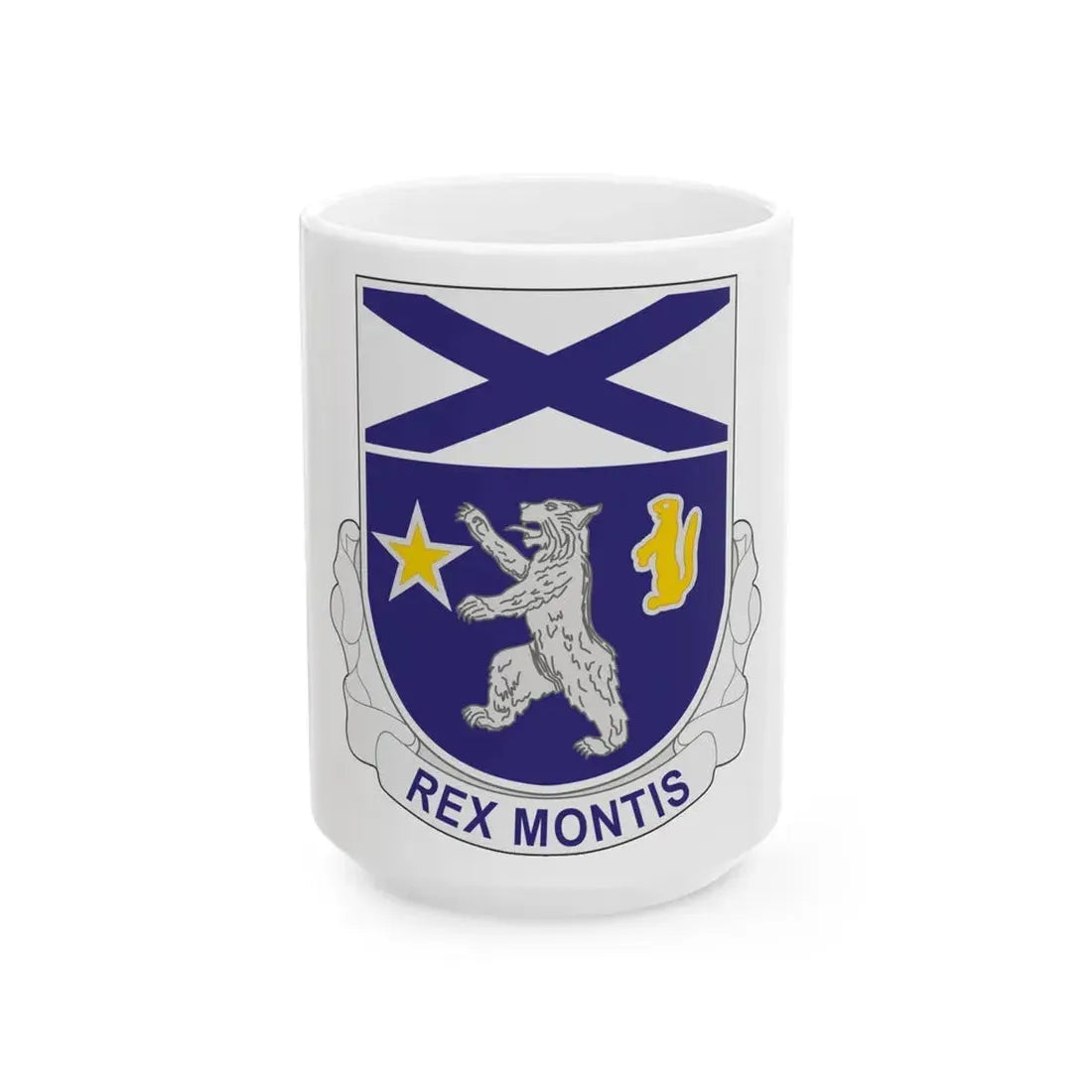 136th Infantry Regiment (U.S. Army) White Coffee Mug 15oz - Go Mug Yourself