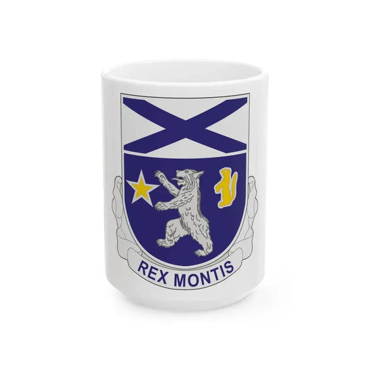 136th Infantry Regiment (U.S. Army) White Coffee Mug 15oz - Go Mug Yourself