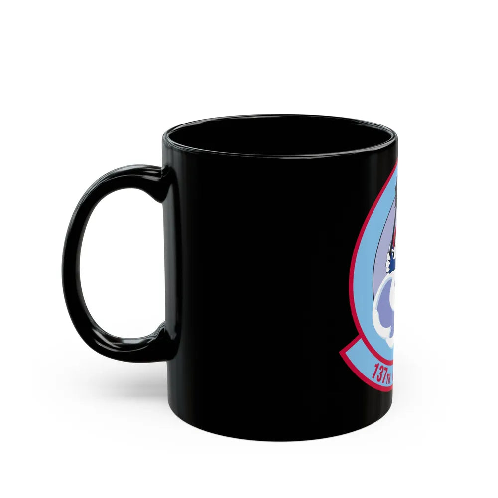 137 Airlift Squadron (U.S. Air Force) Black Coffee Mug-Go Mug Yourself