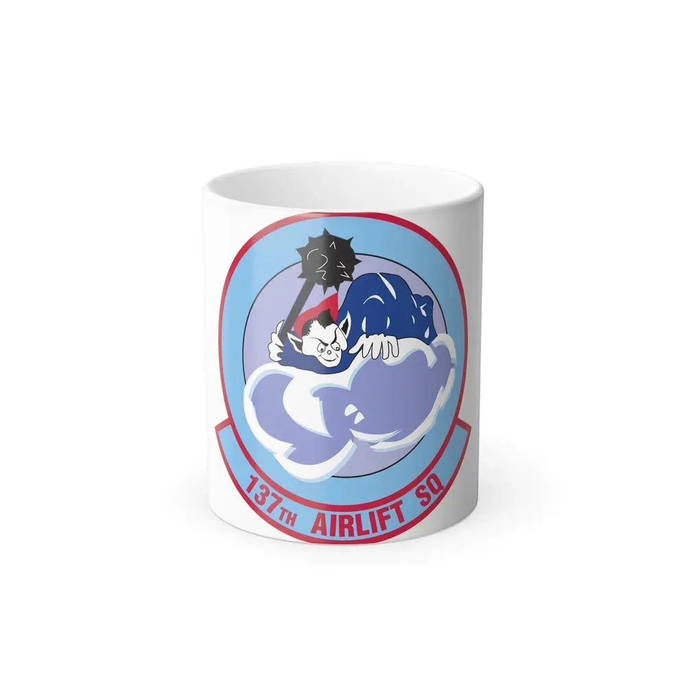137 Airlift Squadron (U.S. Air Force) Color Changing Coffee Mug 11oz - Go Mug Yourself