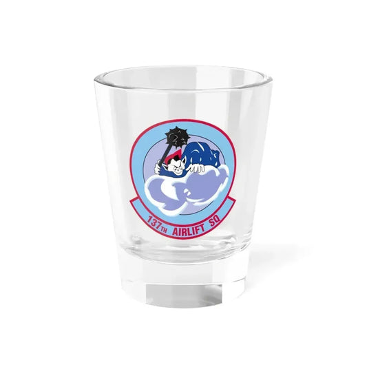137 Airlift Squadron (U.S. Air Force) Shot Glass 1.5oz 1.5oz - Go Mug Yourself
