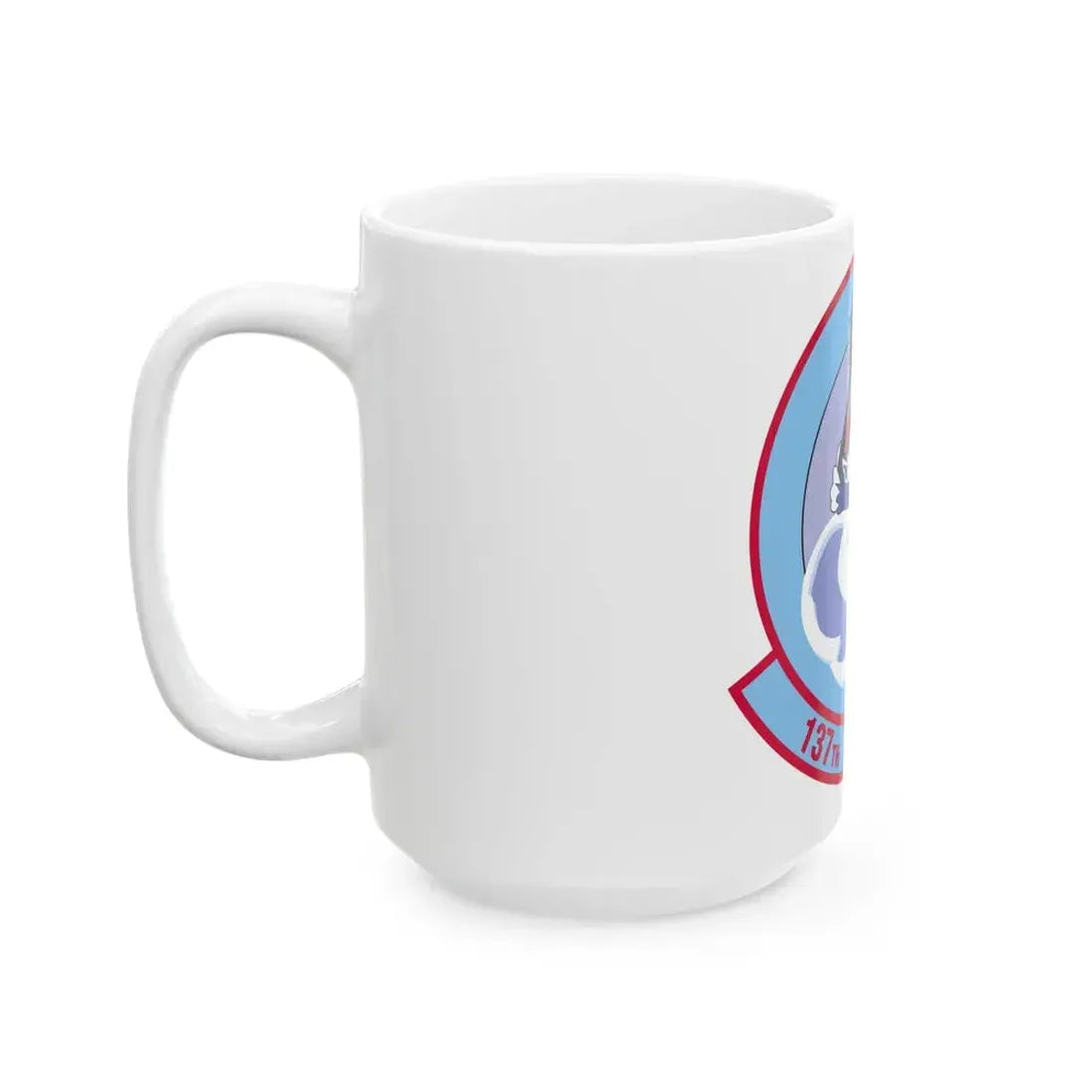 137 Airlift Squadron (U.S. Air Force) White Coffee Mug - Go Mug Yourself