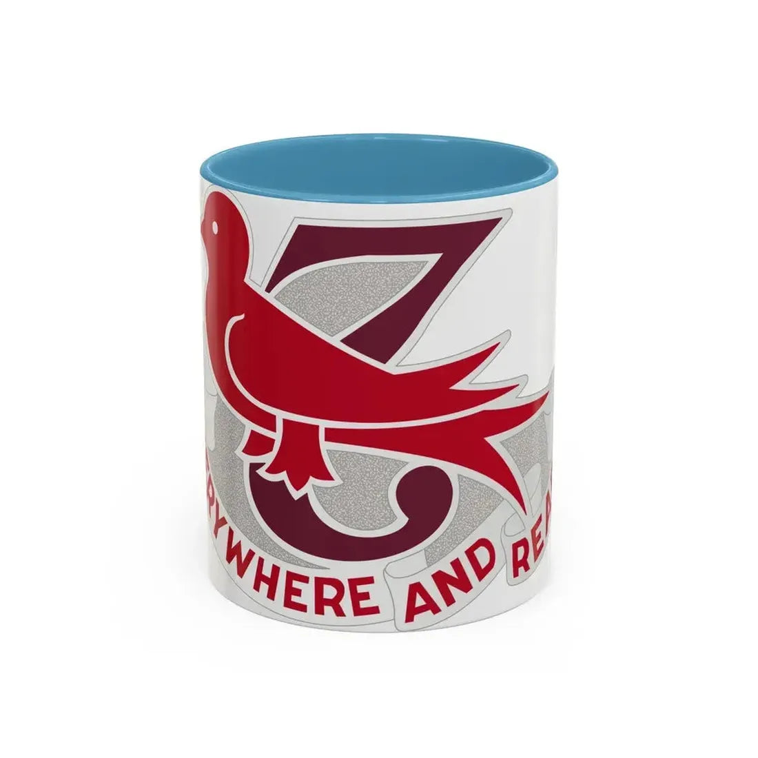 137 Aviation Battalion (U.S. Army) Accent Coffee Mug 11oz Light Blue - Go Mug Yourself