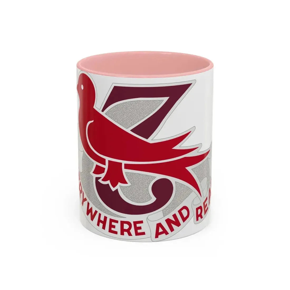 137 Aviation Battalion (U.S. Army) Accent Coffee Mug 11oz Pink - Go Mug Yourself