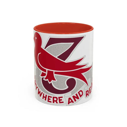 137 Aviation Battalion (U.S. Army) Accent Coffee Mug 11oz Red - Go Mug Yourself
