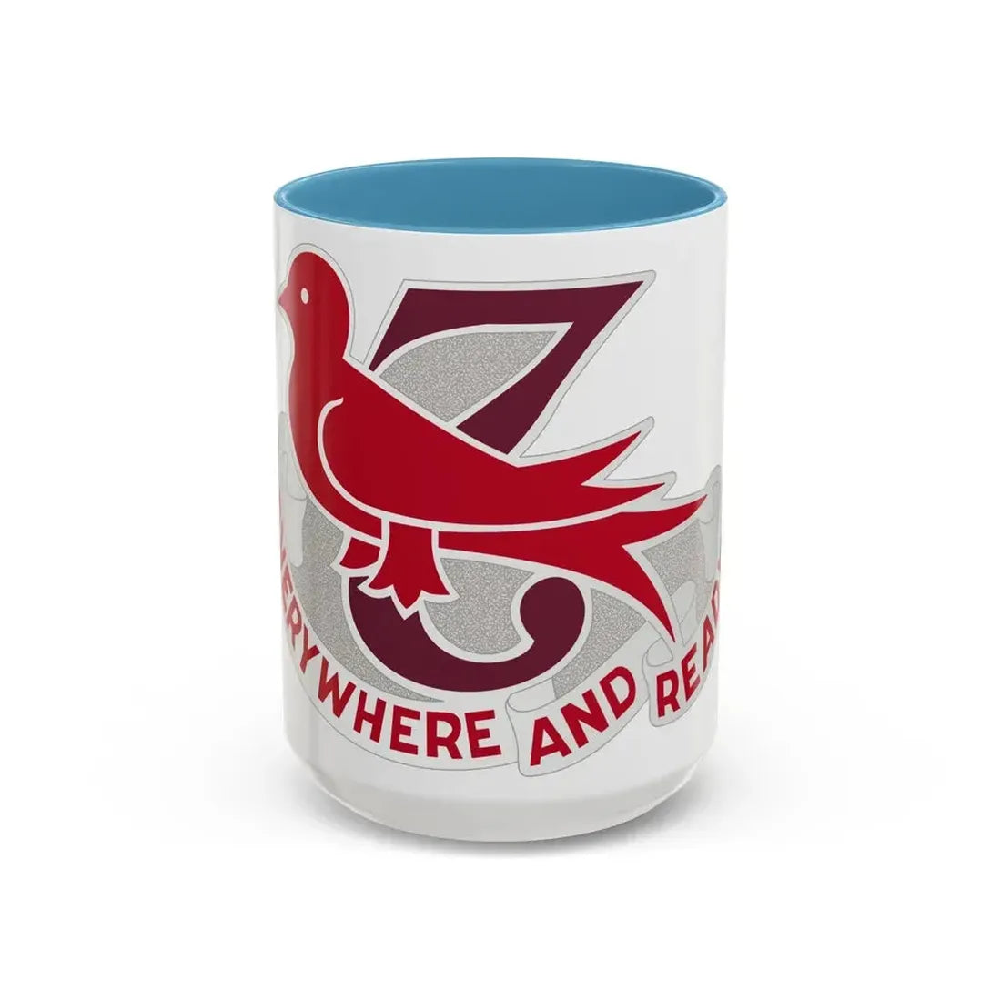 137 Aviation Battalion (U.S. Army) Accent Coffee Mug 15oz Light Blue - Go Mug Yourself