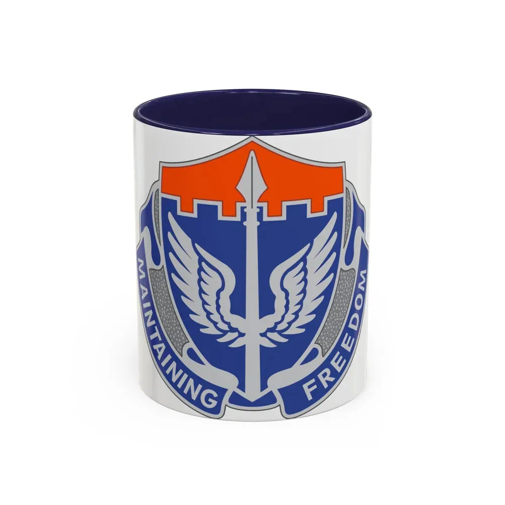 137 Aviation Regiment (U.S. Army) Accent Coffee Mug 11oz Navy - Go Mug Yourself