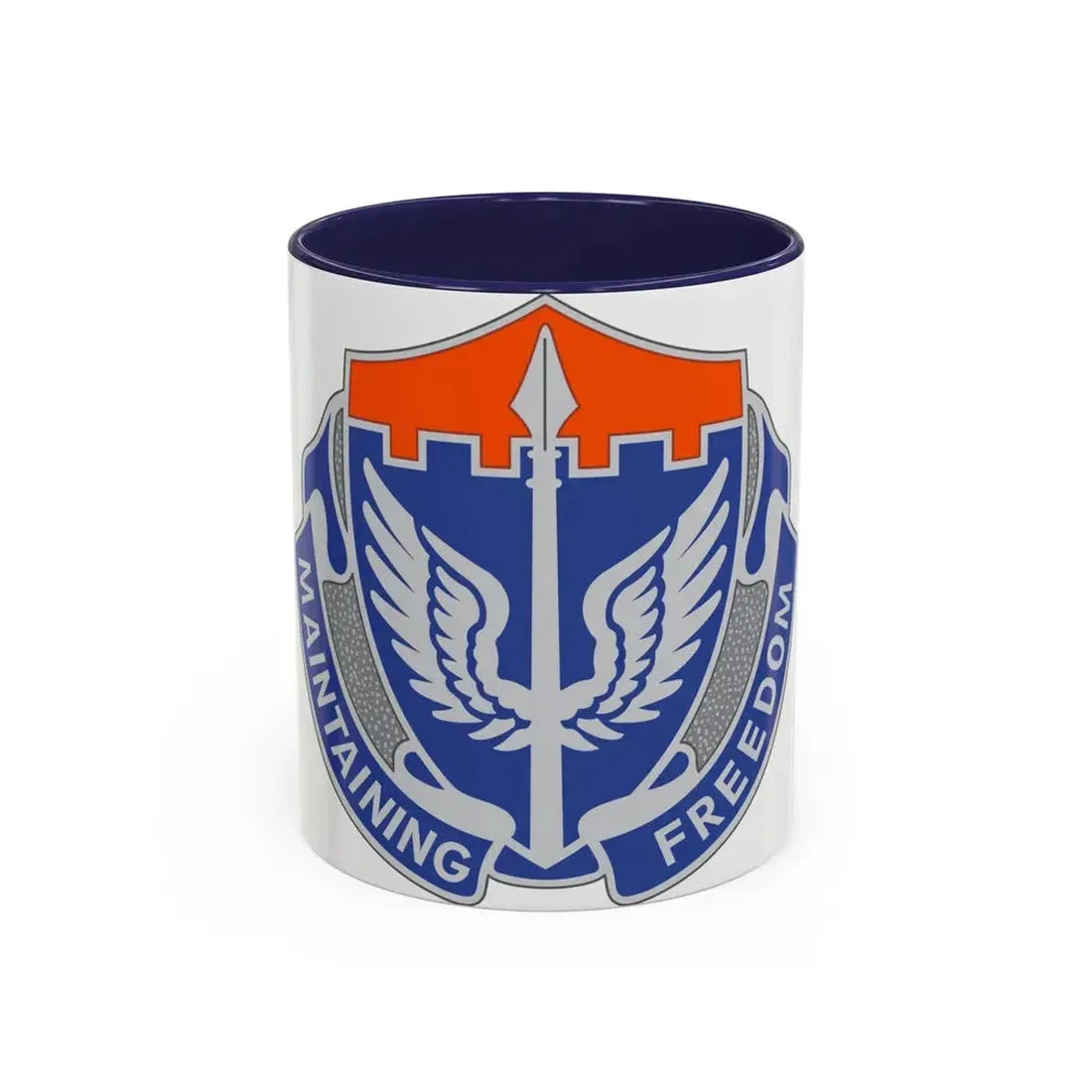 137 Aviation Regiment (U.S. Army) Accent Coffee Mug 11oz Navy - Go Mug Yourself
