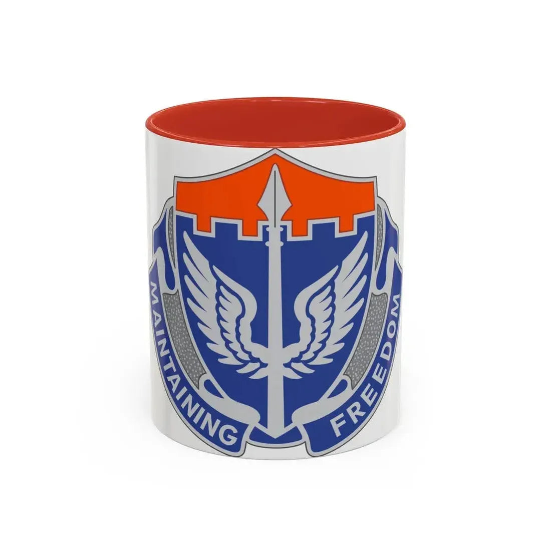 137 Aviation Regiment (U.S. Army) Accent Coffee Mug 11oz Red - Go Mug Yourself