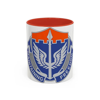 137 Aviation Regiment (U.S. Army) Accent Coffee Mug 11oz Red - Go Mug Yourself