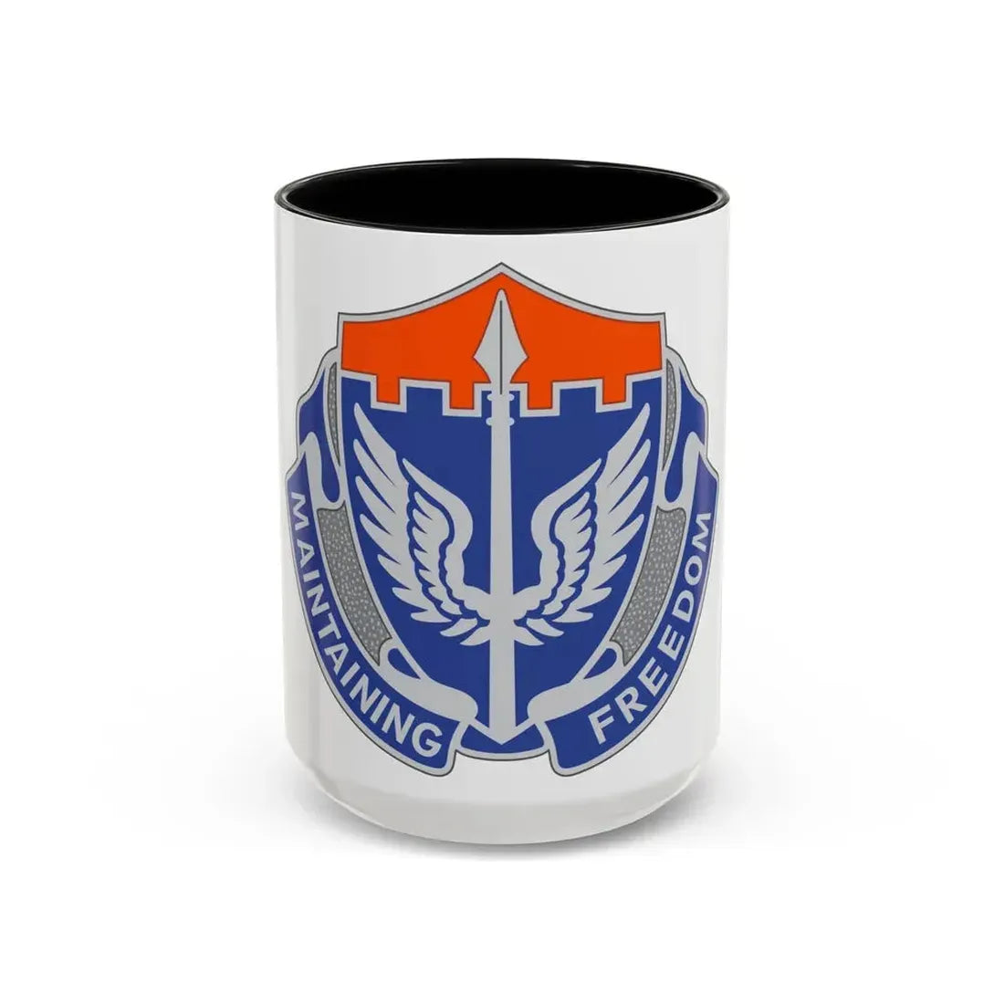 137 Aviation Regiment (U.S. Army) Accent Coffee Mug 15oz Black - Go Mug Yourself