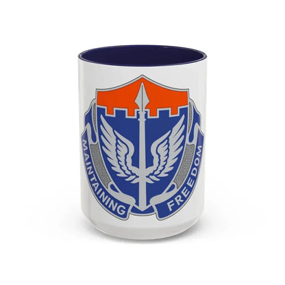 137 Aviation Regiment (U.S. Army) Accent Coffee Mug 15oz Navy - Go Mug Yourself