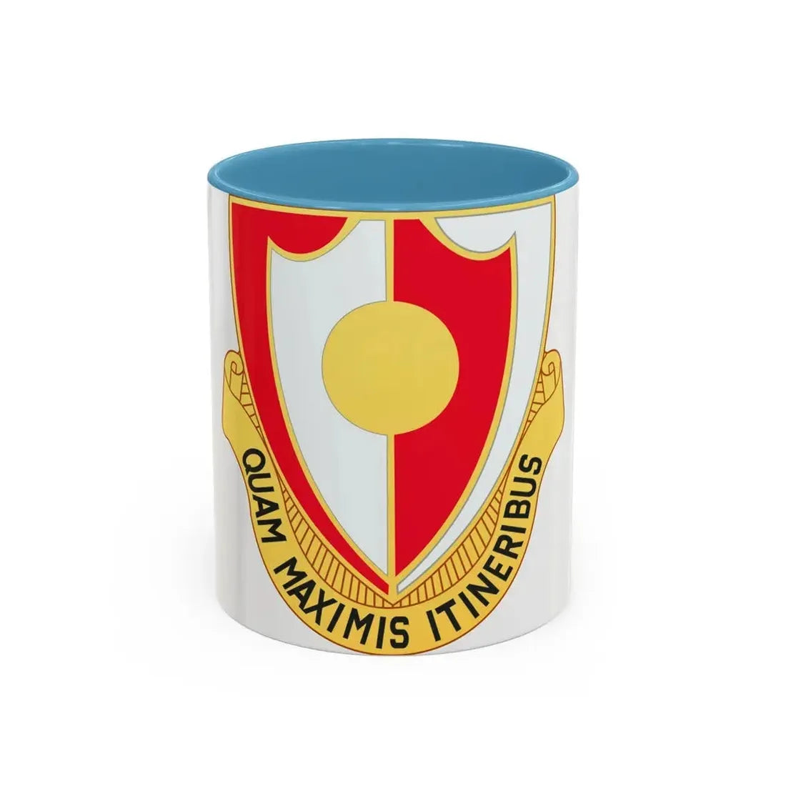 137 Engineer Battalion (U.S. Army) Accent Coffee Mug 11oz Light Blue - Go Mug Yourself