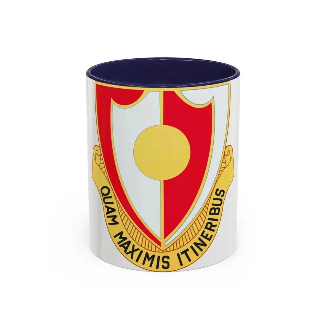 137 Engineer Battalion (U.S. Army) Accent Coffee Mug 11oz Navy - Go Mug Yourself