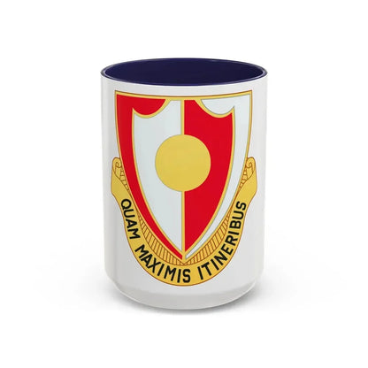 137 Engineer Battalion (U.S. Army) Accent Coffee Mug 15oz Navy - Go Mug Yourself