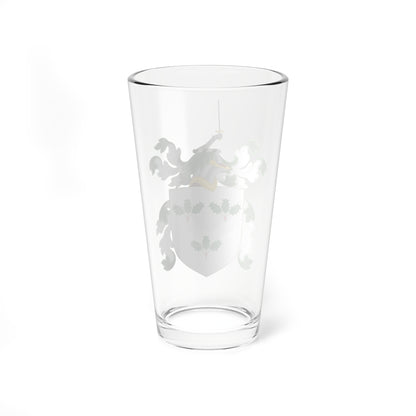 Coat of Arms of Washington Irving (United States) (Coat of Arms) Pint Glass 16oz