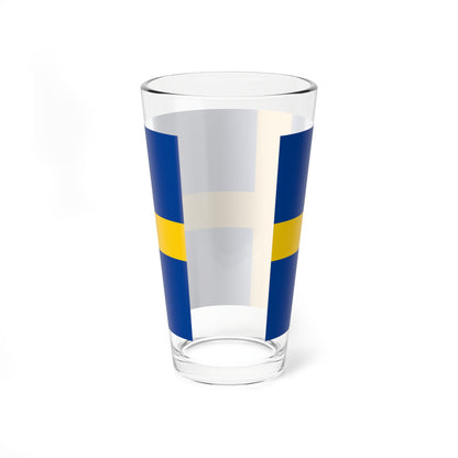 Rikskorset (Sweden) Pint Glass 16oz
