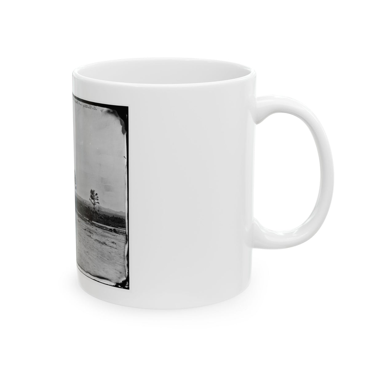 Arlington, Virginia. Light Battery At Fort Whipple (U.S. Civil War) White Coffee Mug