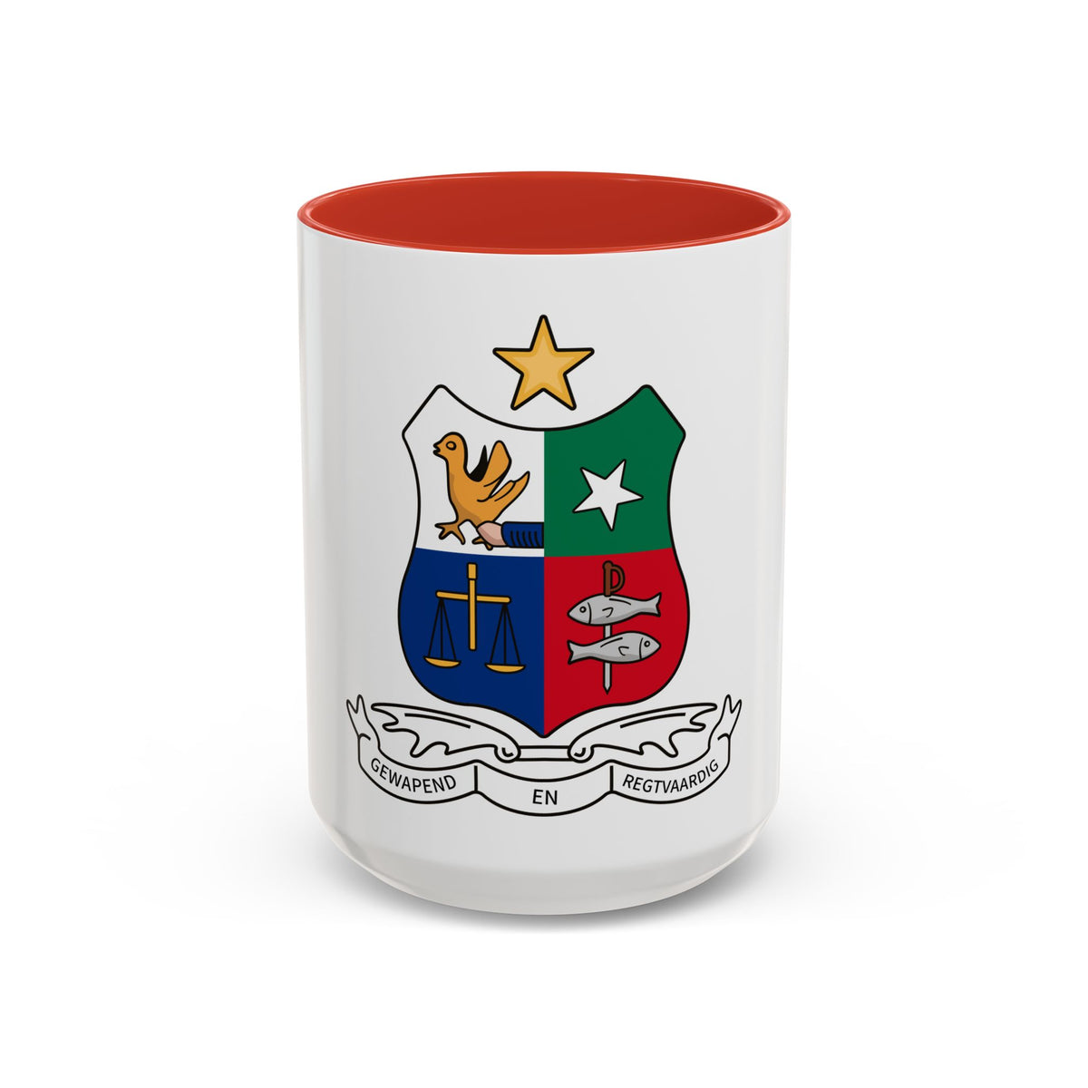 Coat of arms of Stellaland - Accent Coffee Mug