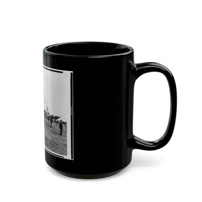 Encampment Of The G.A.R. In Washington, D.C., With Replica Of Ship (U.S. Civil War) Black Coffee Mug
