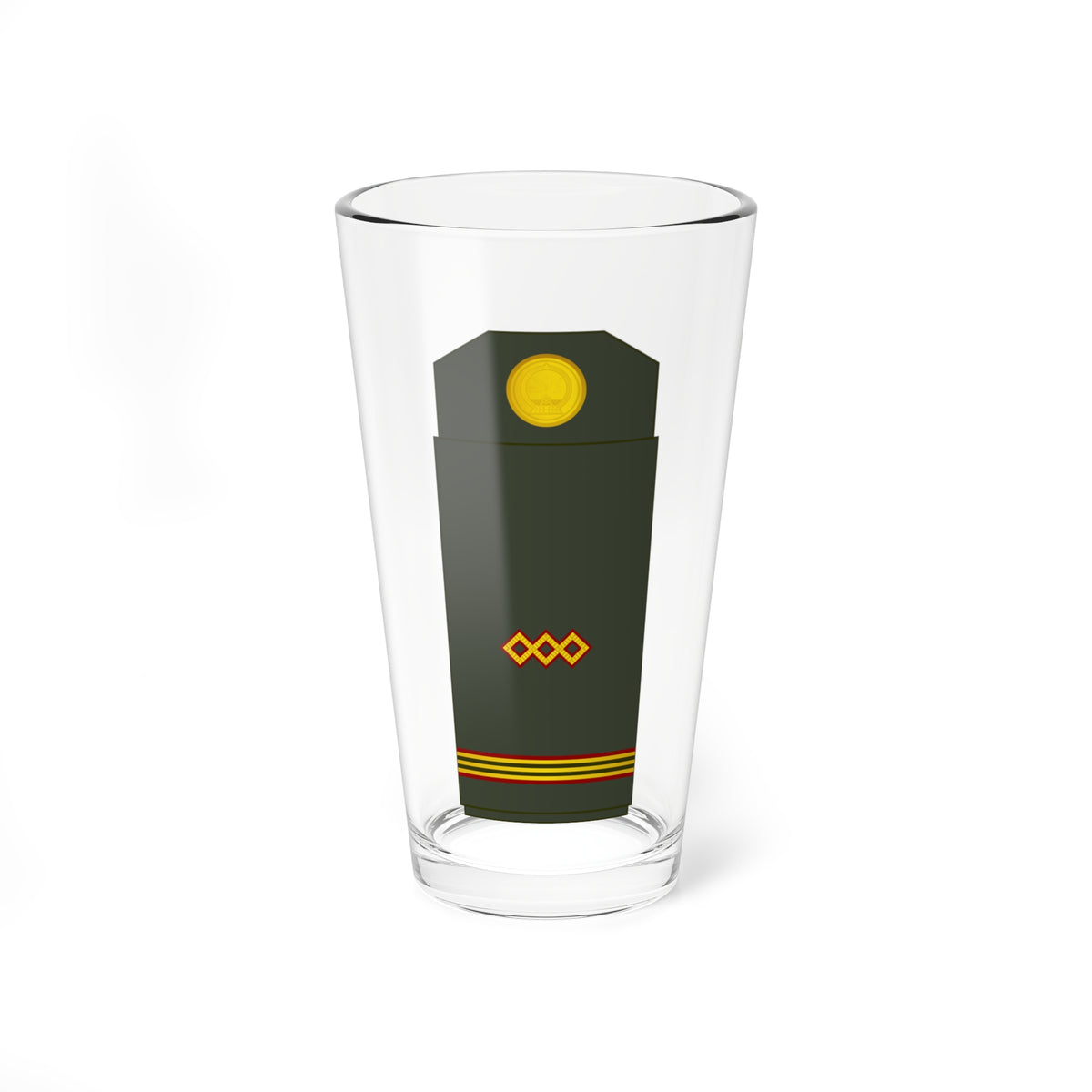 05 Mongolian Army 1SG (Mongolia) (Military Rank) Pint Glass 16oz