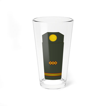 05 Mongolian Army 1SG (Mongolia) (Military Rank) Pint Glass 16oz
