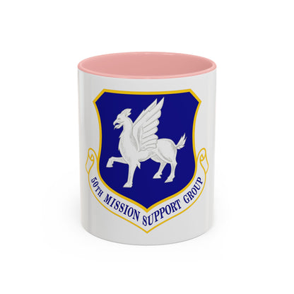 50th Mission Support Group (U.S. Air Force) Accent Coffee Mug