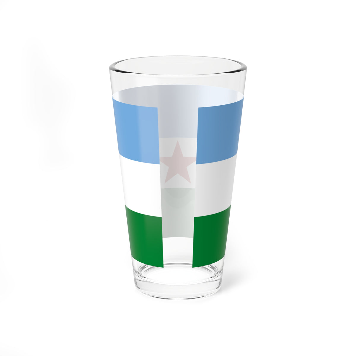 Bandera del Municipio Guaraque (Venezuela) Pint Glass 16oz