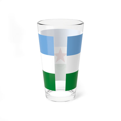 Bandera del Municipio Guaraque (Venezuela) Pint Glass 16oz
