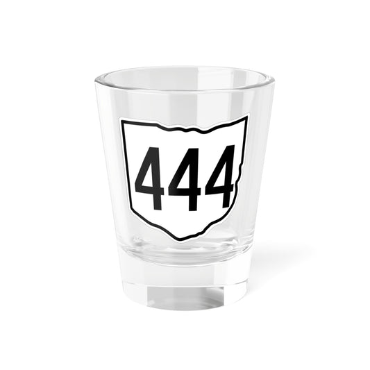 OH-444 1960 (Ohio) (Road Sign) Shot Glass 1.5oz