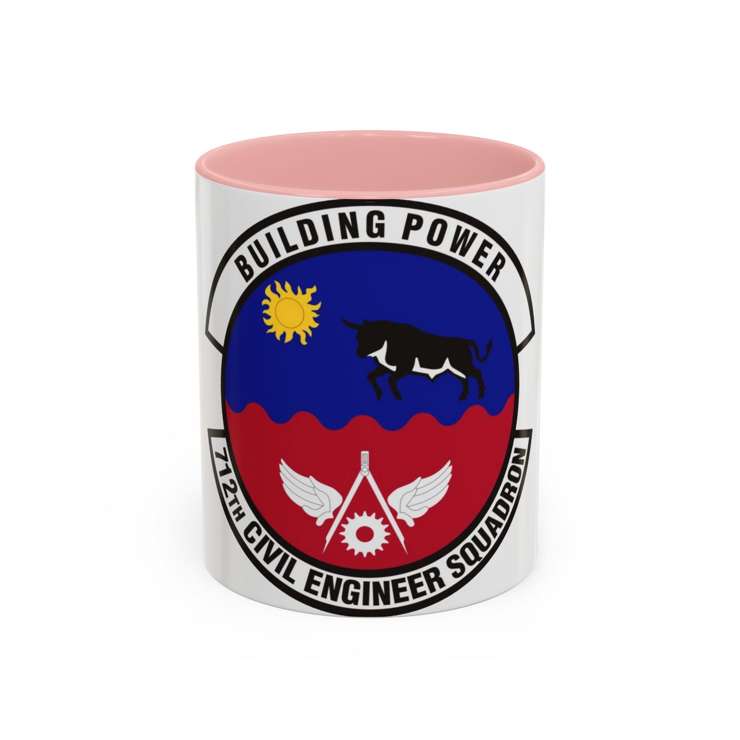 712th Civil Engineer Squadron (U.S. Air Force) Accent Coffee Mug